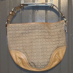 Large tan Coach Purse